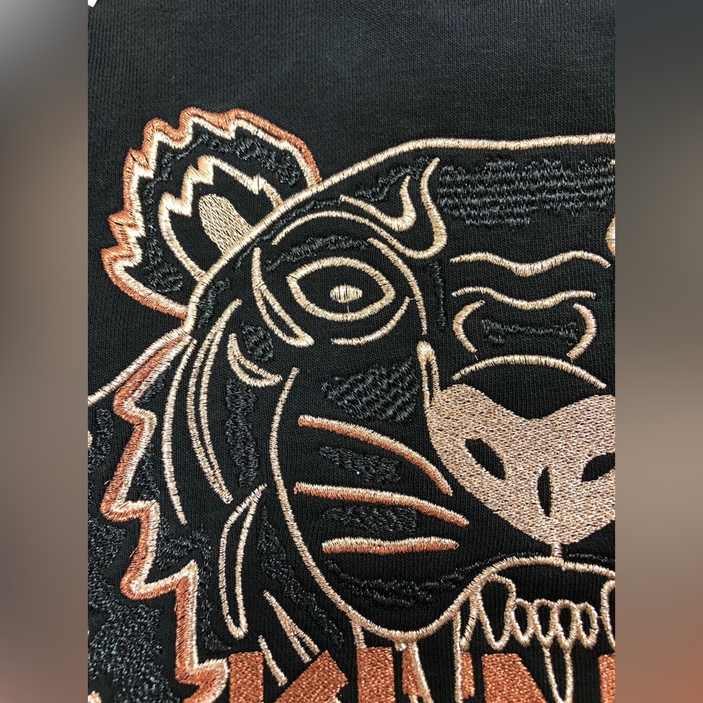 Kenzo Black Tiger Embroidered Sweatershirt - Picture 2 of 6